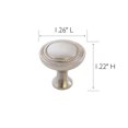 thumbnail image 6 of Design House Regal Modern 10-Pack Kitchen or Bath 1.26" Cabinet Knobs, Brushed Nickel, 6 of 10