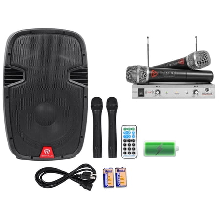 Rockville 12 Portable YouTube Karaoke Machine/System w/ 4 Mics See Description!