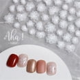 thumbnail image 3 of Pegatinas de nube blanca para uñas, calcomanías autoadhesivas ultrafinas, estrella, Luna, flor blanca, nubes, color Kawaii, 1 unidad, 3 of 4