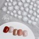 thumbnail image 3 of Pegatinas de nube blanca para uñas, calcomanías autoadhesivas ultrafinas, estrella, Luna, flor blanca, nubes, color Kawaii, 1 unidad, 3 of 4