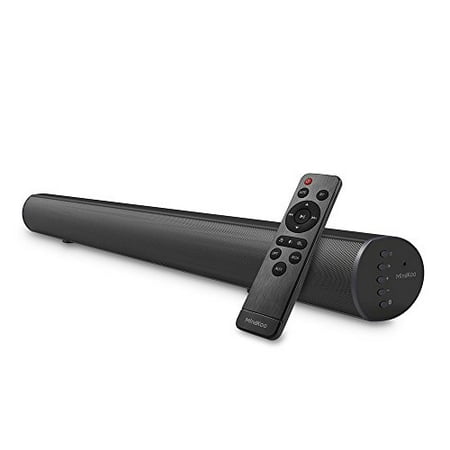 Mk Sound Speaker Soundbar with Built-in Subwoofer, MindKoo 37-Inch Deep Bass 2.1 Channel Sound Bar Wired & Wireless Bluetooth Home Theater TV ()