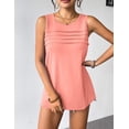 thumbnail image 4 of Zeagoo Tank Tops for Women Pleated Shirts Sleeveless Blouses Scoop Neck Casual Summer Top Loose Fit, 4 of 6