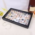thumbnail image 3 of US 1 Pack 100 Slots Jewelry Ring Display Tray Holder Earrings Organizer w/ Lid, 3 of 4