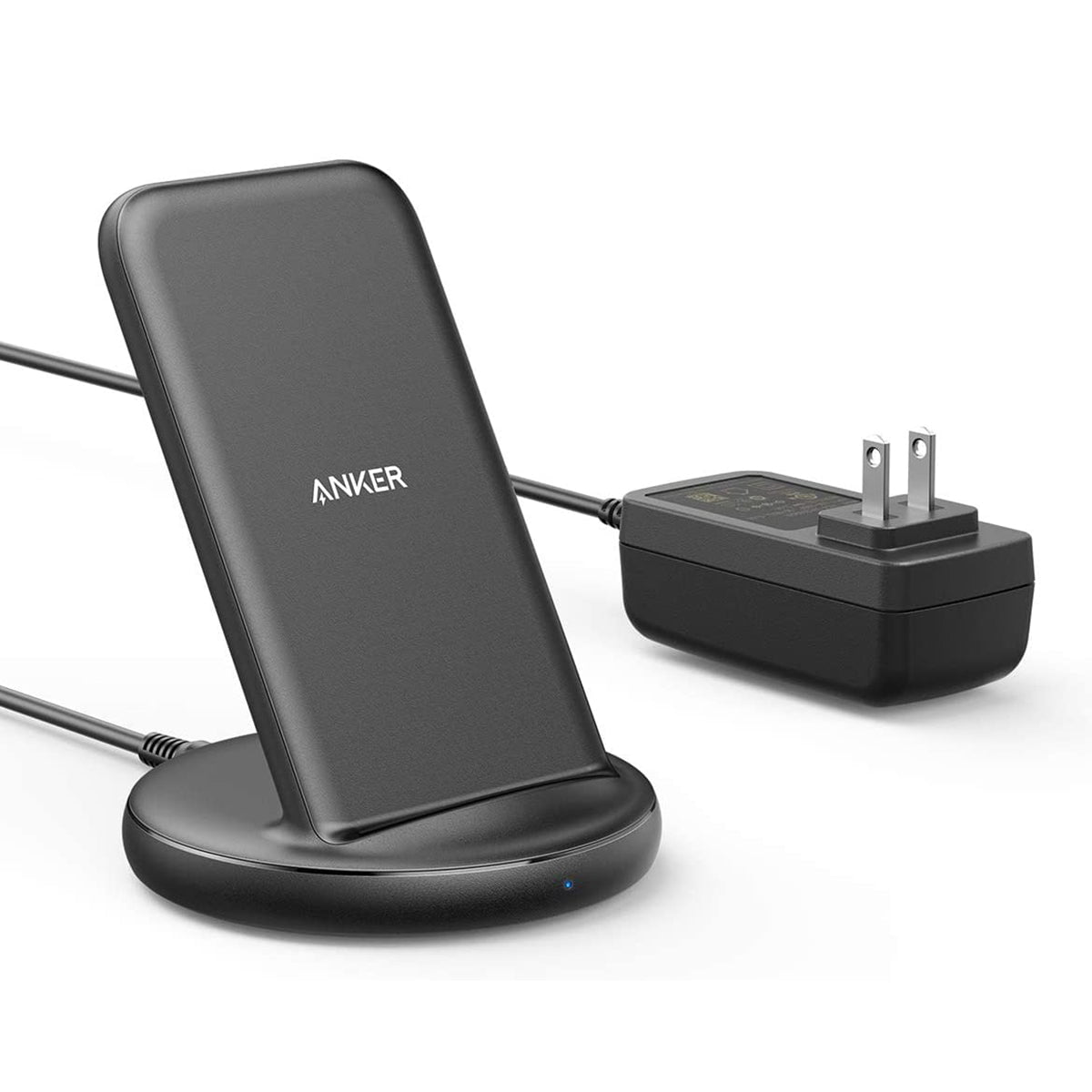 Uafhængighed importere hørbar Anker Wireless Charger with Power Adapter, 15W Max Fast Wireless Charging  Pad for iPhone 13, 12, Galaxy S10 S9 S8 N10 N9 - Walmart.com