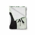 thumbnail image 2 of Yin Yang Soft Flannel Fleece Throw Blanket, Taiji Philosophy for Oneness Before Duality Themed Calligraphy Bamboo Yin Yang, Cozy Plush for Indoor and Outdoor Use, 70" x 90", Multicolor, by Ambesonne, 2 of 6