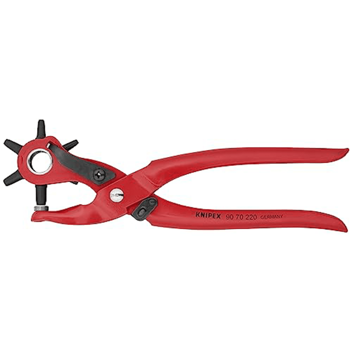 KNIPEX Tools 90 70 220 Revolving Hole Punch Pliers Tool