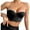 Black, variant on FYDUU Strapless Bras For Women Comfortable Strapless Tube Bra Non- Tube Top Push Up Bralette Padded Bandeau Bra Comfort Bralettes for Women /White