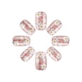 thumbnail image 3 of Press on Nails Medium Coffin Yellow Fake Nails Cute Nails False Nails with Bee Flower Designs Fun Glossy Glue on Nails Summer Spring Acrylic Nails for Women Girls 24 Pcs MNails21 24 Fl Oz (Pack of, 3 of 4