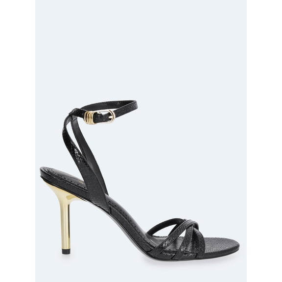 Devil Wears Prada Scoop Collection Women's Strappy Stiletto Heels