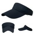 thumbnail image 2 of ZHOGXU Women Men Summer Sun Hats Wide Brim Solid Color Breathable Fashion Comfortable Cap For Relaxing And Daily Wear,Navy,One Size, 2 of 5