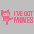 thumbnail image 2 of Women's Lost Gods Cat Moves  Graphic T-Shirt, 2 of 4