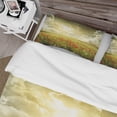 thumbnail image 4 of Designart 'Wild Poppies on Cloudy Background' Rustic Bedding Set - Duvet Cover & Shams, 4 of 4