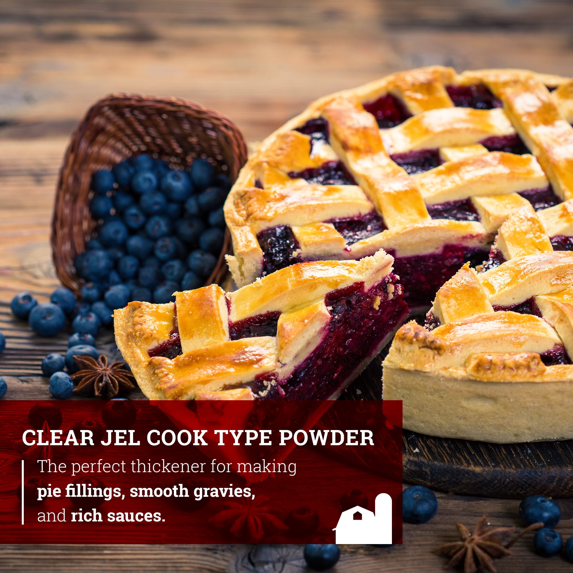 Hoosier Hill Farm Clear Jel, Cook-Type, 2.75 lb Jar