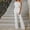 White, variant on Babysbule Pants for Women Women's Jumpsuits Slim Cut Waist Ruffle Casual Jumpsuit