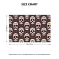 thumbnail image 4 of Placemats Set Of 4 / 6, Funny Skull Star Placemats For Dining Table Indoor/Outdoors Heat Resistant Washable Placemats 18" X 12", 4 of 8