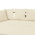thumbnail image 5 of Reyes Acacia Wood Outdoor Extendable Daybed Sofa, Teak and Beige, 5 of 8