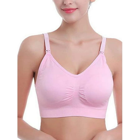 

Meihuida Pregnant Women Bra Underwear Maternity Breastfeeding Nursing Nylon Bras Cozy