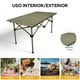 thumbnail image 5 of 4 Sillas Plegables De Camping Y Playa Para Exterior Con Mesa verde oscuro, 5 of 9