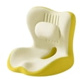 thumbnail image 2 of Cojín ortopédico para silla de oficina, cojín para asiento de coche, oficina y viajes. Amarillo, 2 of 9