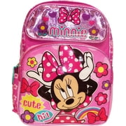 LICENSED Disney Minnie Mouse Cute Large 16in School Backpack