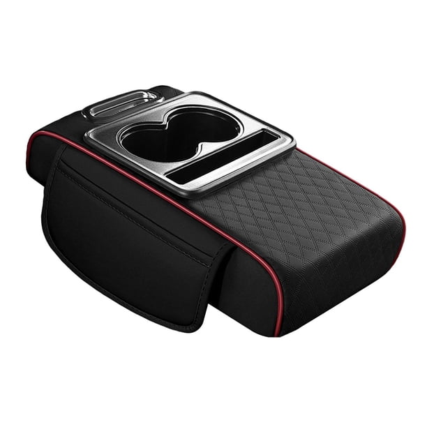 Almohadilla de consola central de automóvil genérica con portavasos accesorios interiores de autos de repuesto de almohadilla de almohadilla de Estilo H