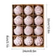 thumbnail image 4 of Seyotauo 12 Pcs Christmas Ball Ornaments Set - Shatterproof Plastic Christmas Tree Decorations Christmas Decorative Hanging Ornaments Xmas Decorative Hanging Ball Ornaments for Holiday, 4 of 7