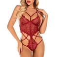 thumbnail image 2 of Gvmfive Women Lace Sexy Lingerie Babydoll Nightwear Sleepwear, 2 of 5