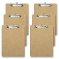 thumbnail image 2 of Office Depot® Brand Wood Clipboards, 9" x 12-1/2", 100% Recycled Wood, Light Brown, Pack Of 6 Clipboards, 2 of 2