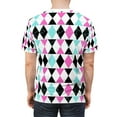 thumbnail image 6 of Vibrant Reflective Geometrical Pattern "All Over Print Unisex" Cut & Sew T-Shirt (AOP), 6 of 7