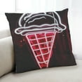 thumbnail image 1 of Ahgly Company Neon Neon Indoor Throw Pillow, 18 inch by 18 inch, 1 of 6