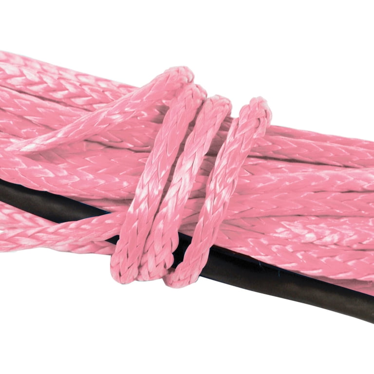 Extreme Max Devil's Hair ATV/UTV Winch Rope - 3/16" X 50' Synthetic Rope With 6,000 Lb Strength