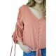thumbnail image 5 of Blusa juvenil manga amplia, 8050 rosa claro G Roman Fashion  BL-YIM-8050-DURAZNO-ALL, 5 of 6