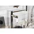 thumbnail image 4 of Kingston Brass KS4706PL Metropolitan Deck Mount Pot Filler Faucet, Polished Nickel, 4 of 7