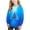 ZA-Blue-kids christmas deals, variant on MKOSPLRT Xmas Tree Sweatshirts Kids Girls Boys 1-15Y Marry Christmas Crew Neck Pullover Long Sleeve Gradient Fleece Sweat Shirts