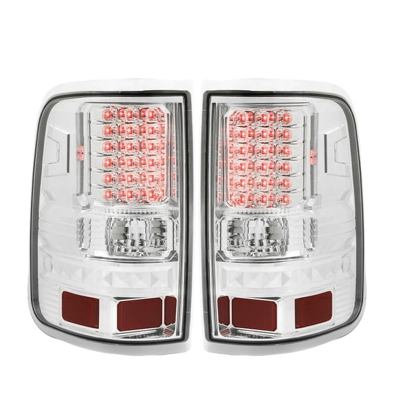 Rear Driver & Passenger Side LED Tail Lights Compatible/Replacement For 2004-2008 Ford F-150 Styleside Models Only