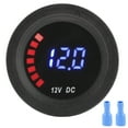 thumbnail image 2 of Car Voltmeter, LED Color Graphic Indicator Voltage Meter High-  For ATV UTV, , , Travel Trailer For DC 12V Motorbike Car Boat With Panel,No Panel, 2 of 8