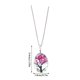thumbnail image 5 of Eterno y Dama Colgante Tronco Flor Cristal Retro Árbol Vida Collar Doble Cara Collares Europeos Colgantes, 5 of 5