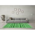 thumbnail image 3 of Ahgly Company Indoor Rectangle Oriental Emerald Green Modern Area Rugs, 8' x 10', 3 of 4