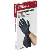 Hyper Tough Disposable Nitrile Gloves, 30CT, Size Large, One Size Fits Most