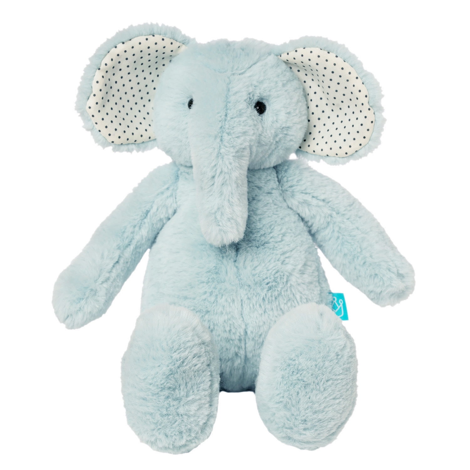 Manhattan Toy Pattern Pals Blue 8.5" Elephant Stuffed Animal for Kids