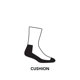 thumbnail image 4 of Darn Tough Calcetines de senderismo Hiker Micro Crew de peso medio para hombre (estilo 1466), color oliva, grande, 4 of 6