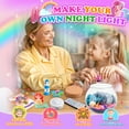 thumbnail image 3 of Craft Kits for Kids Girls Age 3-9, Light-up Mermaid Terrarium Kit for Kids, Gifts for 3 4 5 6 7 8 Year Old Girls, Remote Night Light Toys Gifts for 5-7 6-8 8-12 Year Old Girls, 3 of 7