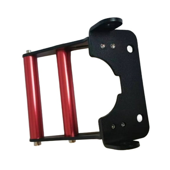 Scooter Rear Foot Support for Electric Scooter Replacement Metal Handle Bar Rear Bracket Weatherproof Enhances Control
