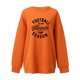 thumbnail image 2 of Gibobby Sudadera oversize mujer Sudaderas de moda de gran tamaño para mujer con cuello alto manga larga trajes de otoño 2023(Naranja,G), 2 of 3