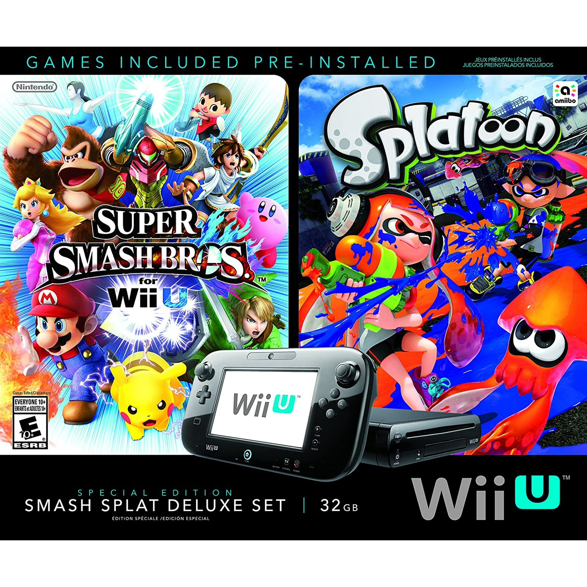 Nintendo Wii U - Smash Splat Wii U Deluxe Set - game console