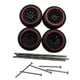 thumbnail image 5 of 4 ruedas y neumáticos para coche RC. Neumáticos RC con llanta. Accesorios de aleación para coche RC. Rojo estilo C, 5 of 9