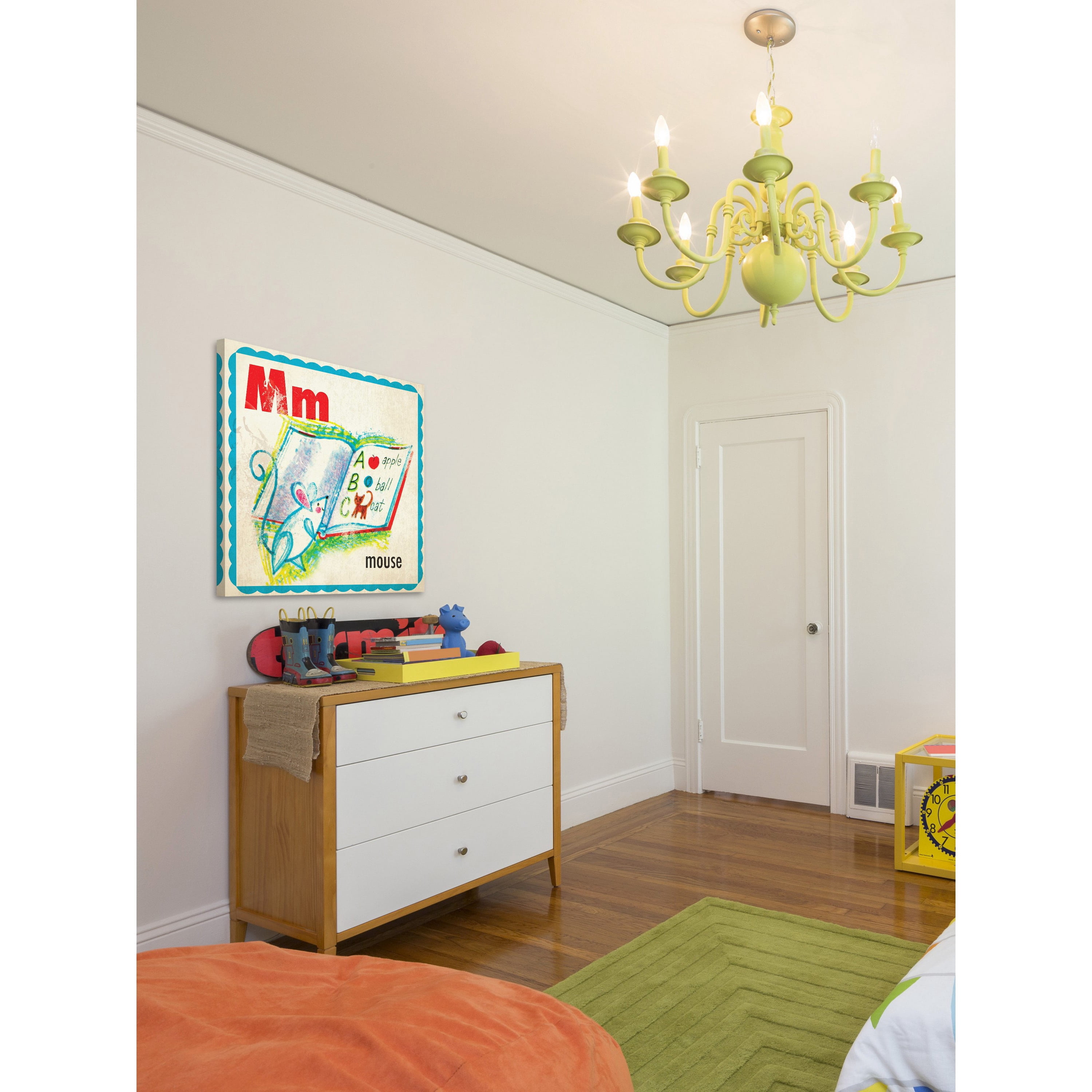 Marmont Hill "Mouse Letter" by Curtis Painting Print on Canvas