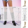 thumbnail image 3 of Fall Winter Tall Boots for Women, Gogo Knee High Boots, Low Block Heel Boots Ladies Party Dance Shoes, 3 of 8