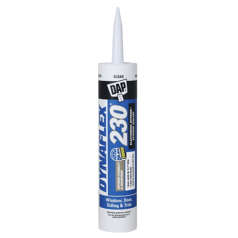 DAP Dynaflex 230 Premium Clear Elastomeric Sealant photo 2