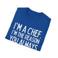 thumbnail image 4 of Funny Saying Chef Cooking Learning School Teaching Gag Novelty Women Men Sarcasm Husband Worker Father Unisex Softstyle T-Shirt, 4 of 4